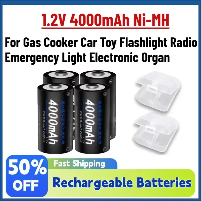 High-Quality 1.2V 4000mAh Ni-MH Rechargeable Batteri for Gas Cooker Car Toy Flashlight Radio Emergency Light Electronic Organ
High-Quality 1.2V 4000mAh Ni-MH Rechargeable Batteri for Gas Cooker Car Toy Flashlight Radio Emergency Light Electronic Organ