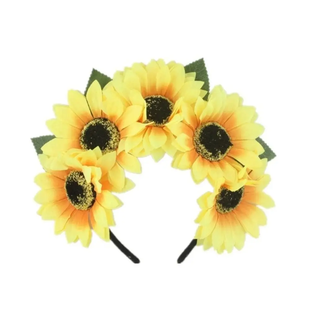New Cloth Sunflower Headband Bohemian Style Adjustable Flower Shape Hair Hoop Yellow Headband Girls
New Cloth Sunflower Headband Bohemian Style Adjustable Flower Shape Hair Hoop Yellow Headband Girls