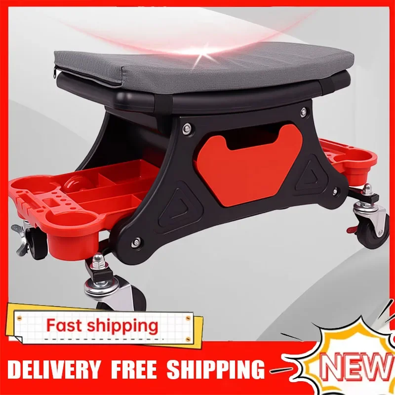 Universal Heavy Duty Mechanics Rolling Stool with Silent Wheels - Garage Crawler Seat with Storage - Overseas Warehouse Stock
Universal Heavy Duty Mechanics Rolling Stool with Silent Wheels - Garage Crawler Seat with Storage - Overseas Warehouse Stock