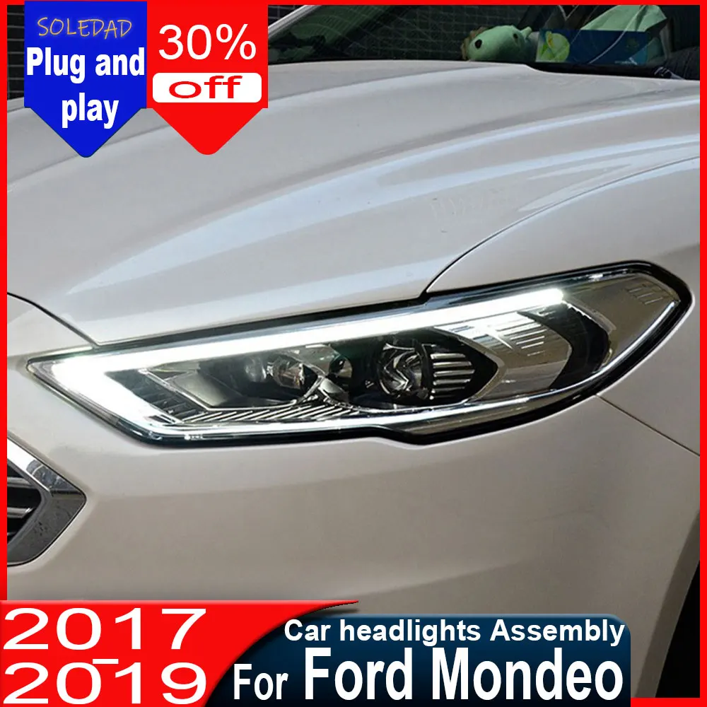 Car Headlight For Ford Mondeo Fusion 2017-2020 LED headlights Assembly DRL Signal Plug And Play Daytime Running Accessories
Car Headlight For Ford Mondeo Fusion 2017-2020 LED headlights Assembly DRL Signal Plug And Play Daytime Running Accessories