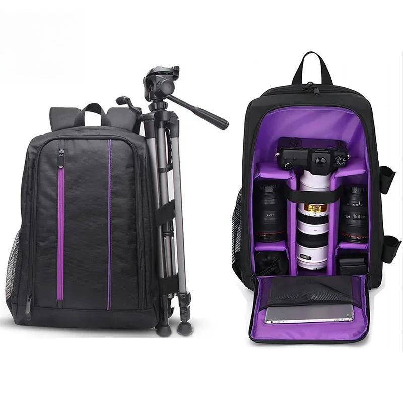 Camera Backpack Professional SLR Digital Photography Waterproof Backpack Suitable for Tripod Holder
Camera Backpack Professional SLR Digital Photography Waterproof Backpack Suitable for Tripod Holder