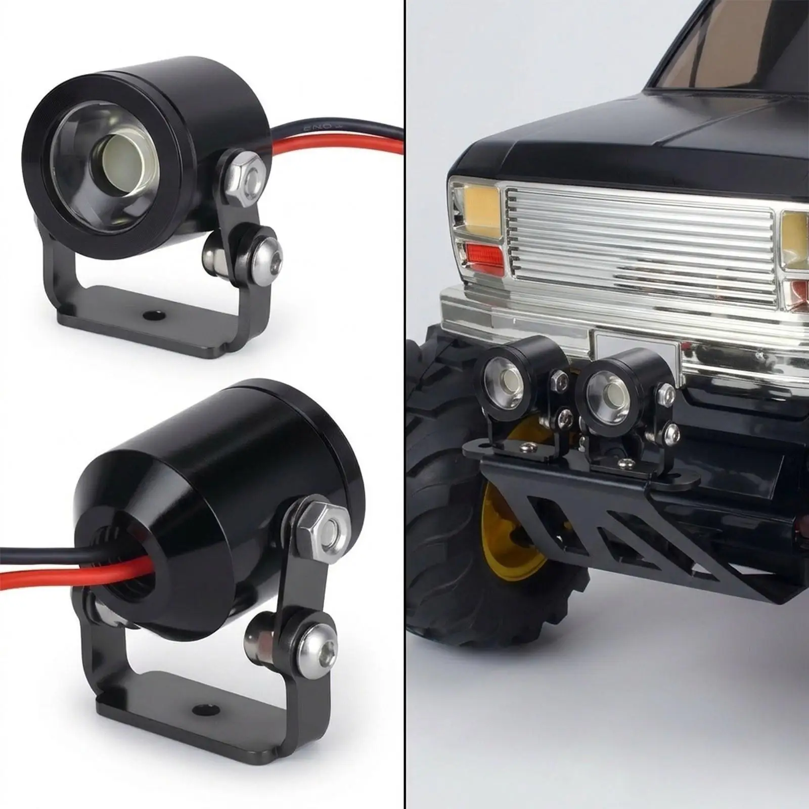 RC Crawler LED Headlight Kit Spotlight Accessories Model Car Headlights for 1/10 RC Electric Vehicle Upgrade Lighting for TRX
RC Crawler LED Headlight Kit Spotlight Accessories Model Car Headlights for 1/10 RC Electric Vehicle Upgrade Lighting for TRX