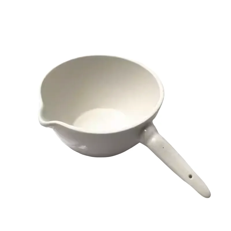 Ceramic evaporation dish with handle handle dish
Ceramic evaporation dish with handle handle dish