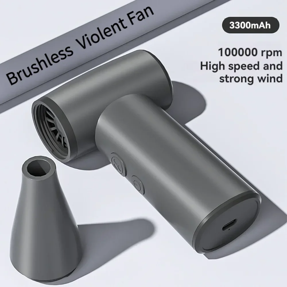 Wireless Blower Super Powerful Handheld Dust Blower Camping High-Speed Hair Dryer Outdoor High Wind Brushless Portable Turbo Fan
Wireless Blower Super Powerful Handheld Dust Blower Camping High-Speed Hair Dryer Outdoor High Wind Brushless Portable Turbo Fan