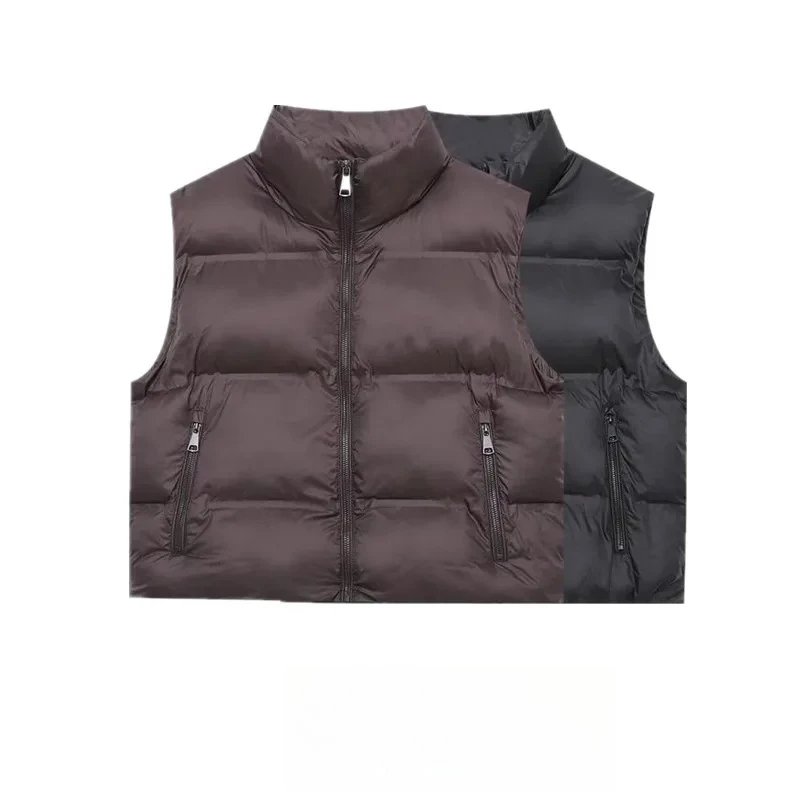 Осень-зима 2021, хлопковое пальто в европейском и американском стиле с воротником-стойкой без рукавов и карманом на молнии, хлопковое пальто, жилет, куртка
Осень-зима 2021, хлопковое пальто в европейском и американском стиле с воротником-стойкой без рукавов и карманом на молнии, хлопковое пальто, жилет, куртка