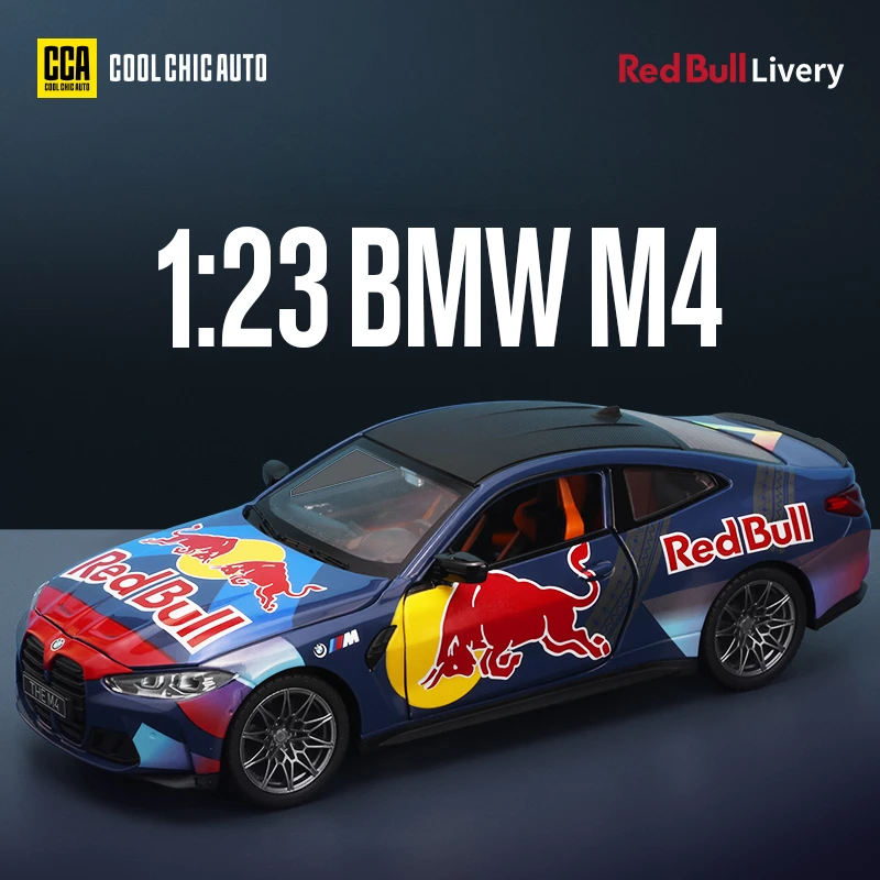 M4 G82 DTM Red Bull Racing Car Model CCA Simulation 1/24 BMW Sound Light Collection Miniature Voiture Home Decor Boy Friend Gift
M4 G82 DTM Red Bull Racing Car Model CCA Simulation 1/24 BMW Sound Light Collection Miniature Voiture Home Decor Boy Friend Gift