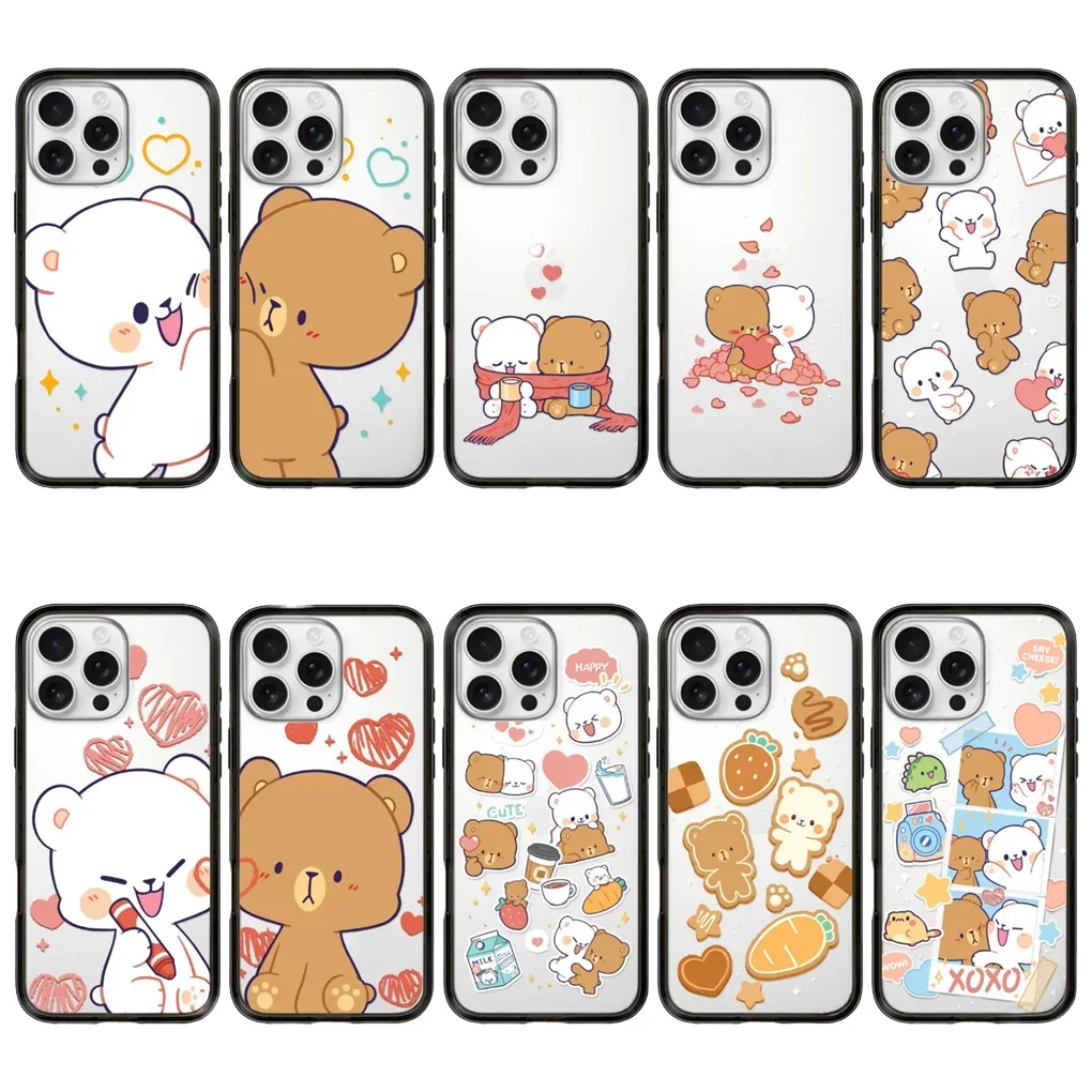 Bear Lovers Black Border Letters New Design Protective IPhone Case Cover for 16 15 Pro Max Case
Bear Lovers Black Border Letters New Design Protective IPhone Case Cover for 16 15 Pro Max Case