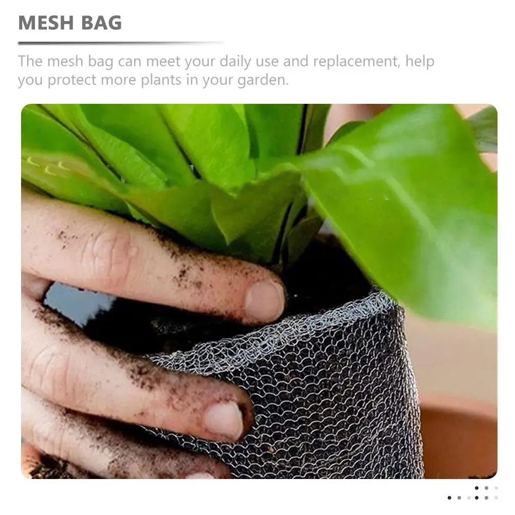 6 Pcs Stainless Steel Mesh Bag Basket Plants Gardening Fittings Protective Netting Bags for Roots
6 Pcs Stainless Steel Mesh Bag Basket Plants Gardening Fittings Protective Netting Bags for Roots