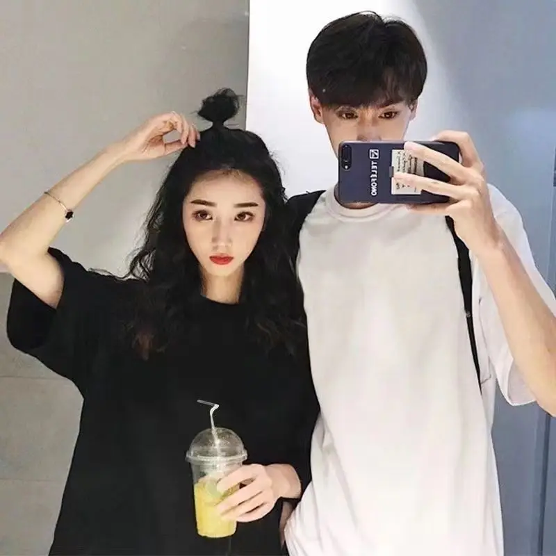 Heavyweight Pure Cotton Short Sleeved Base T-shirt for Men and Women Pure White Inner Matching Round Neck Top Ins clothing
Heavyweight Pure Cotton Short Sleeved Base T-shirt for Men and Women Pure White Inner Matching Round Neck Top Ins clothing