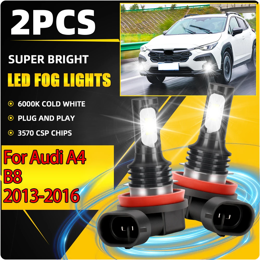90W H8 H9 H11 LED Fog Lamps Blub 20000LM High Power Auto Front Fog Lights 6000K Super Bright For Audi A4 B8 2013 2014 2015 2016
90W H8 H9 H11 LED Fog Lamps Blub 20000LM High Power Auto Front Fog Lights 6000K Super Bright For Audi A4 B8 2013 2014 2015 2016