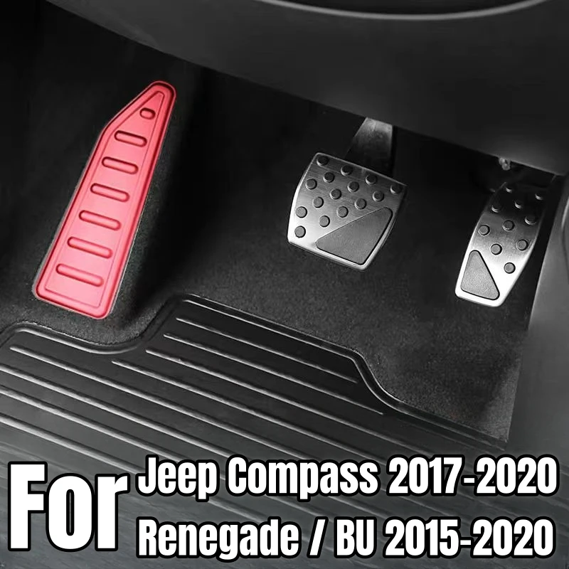 For Jeep Compass 2017-2020 Renegade /BU 2015-2020 Aluminum Car Footrest Pedals Accelerator Brake Pedal Cover Anti-slip Pads Case
For Jeep Compass 2017-2020 Renegade /BU 2015-2020 Aluminum Car Footrest Pedals Accelerator Brake Pedal Cover Anti-slip Pads Case