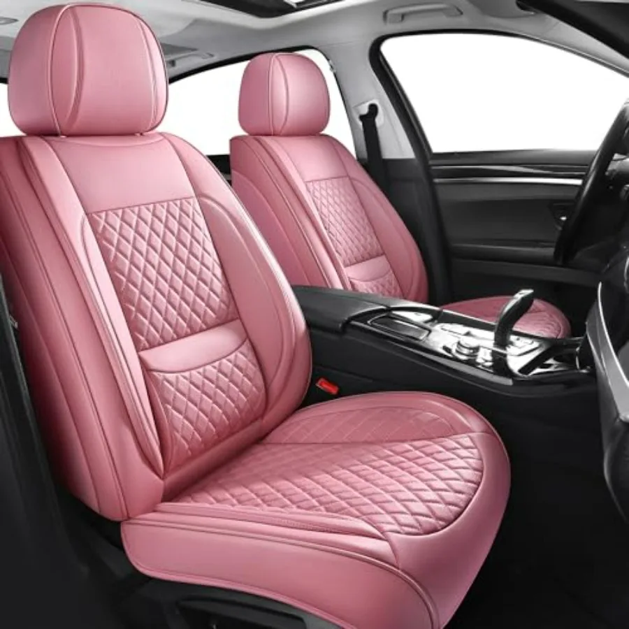Front Seat Covers Pink 2PCS Leather Seat Cover Full Coverage Car Seat Covers Automotive Seat Cover Protector Fit for Cars SUV P
Front Seat Covers Pink 2PCS Leather Seat Cover Full Coverage Car Seat Covers Automotive Seat Cover Protector Fit for Cars SUV P