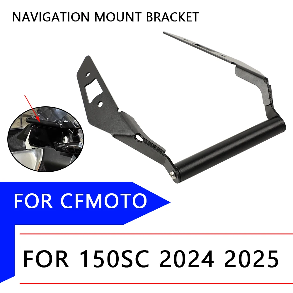 Motorcycle Accessories For CFMOTO 150SC 150 SC SC150 2024 2025 GPS Navigation Plate Bracket Holder Mobile Phone Support Mount
Motorcycle Accessories For CFMOTO 150SC 150 SC SC150 2024 2025 GPS Navigation Plate Bracket Holder Mobile Phone Support Mount