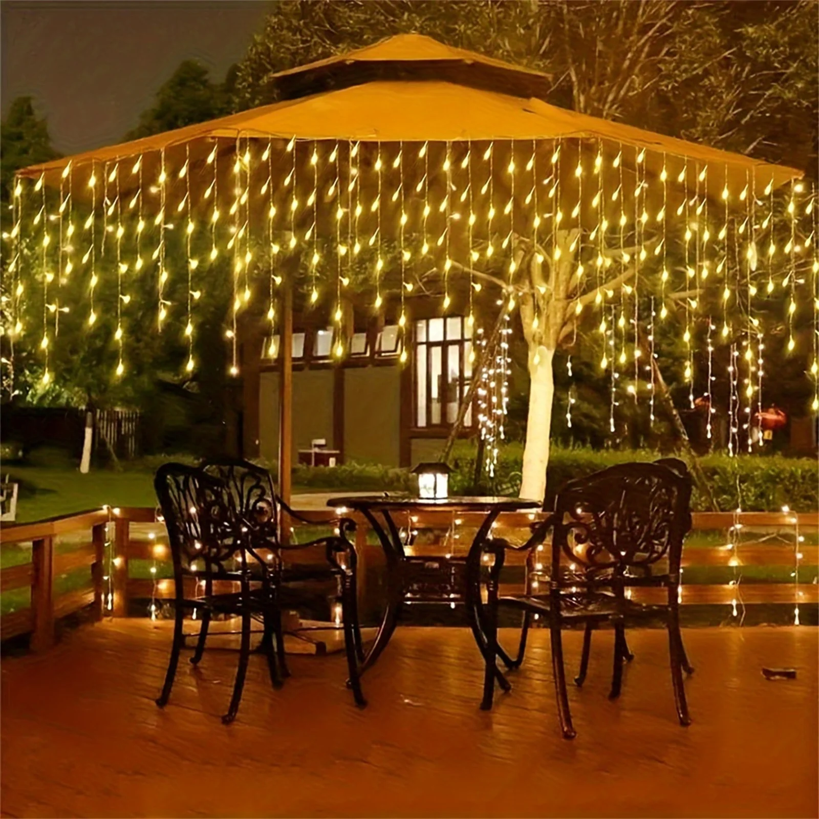 Solar Icicle String Lights 3.5M 96Leds Waterproof Indoor Outdoor Decoration for Yard Garden Party Wedding Curtain Lighting
Solar Icicle String Lights 3.5M 96Leds Waterproof Indoor Outdoor Decoration for Yard Garden Party Wedding Curtain Lighting