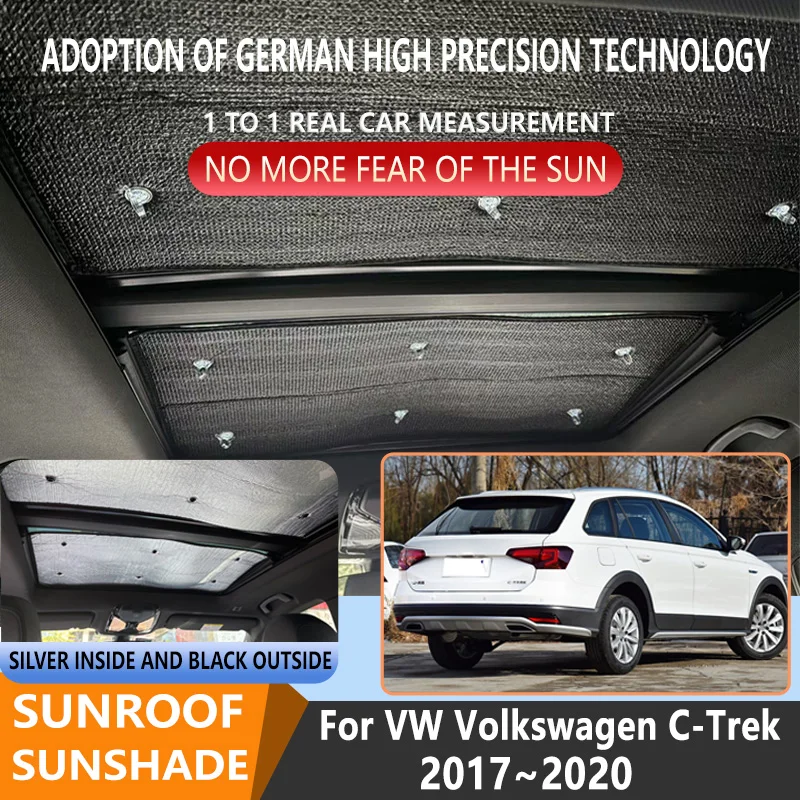 Sunroof Insulation Roof Visor For Volkswagen C-Trek 2017 2018 2019 2020 Sunshade Anti-UV Car Panoramic Roof Heat Shield Window
Sunroof Insulation Roof Visor For Volkswagen C-Trek 2017 2018 2019 2020 Sunshade Anti-UV Car Panoramic Roof Heat Shield Window
