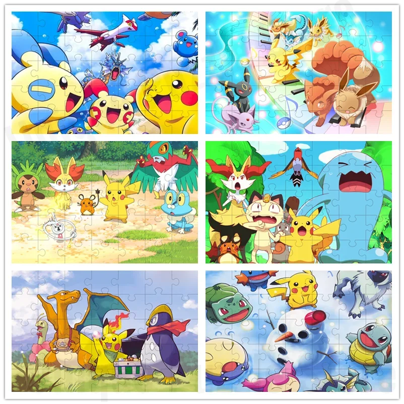 Pikachu Pokemon Jigsaw Puzzles 108/300/500/1000 Pieces Children Toys Japanese Anime Puzzle Funny Games Anime Diy Puzzles
Pikachu Pokemon Jigsaw Puzzles 108/300/500/1000 Pieces Children Toys Japanese Anime Puzzle Funny Games Anime Diy Puzzles