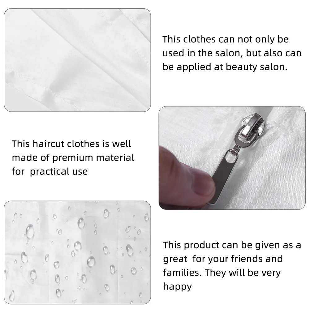 Водонепроницаемый дышащий фартук для окрашивания волос белого цвета, размер XL, для салонов красоты, парикмахерских, униформа для техников, комбинезон, можно стирать в машине
Водонепроницаемый дышащий фартук для окрашивания волос белого цвета, размер XL, для салонов красоты, парикмахерских, униформа для техников, комбинезон, можно стирать в машине
