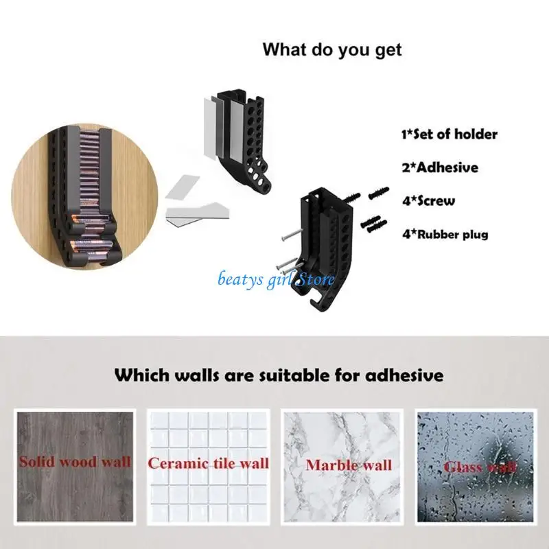 C7AB Battery Holder Container for AAA&AA Battery Combos Battery Storage Easy to Use
C7AB Battery Holder Container for AAA&AA Battery Combos Battery Storage Easy to Use