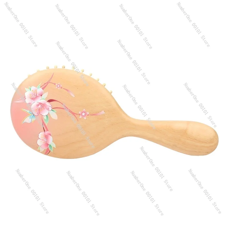 Cute Peach Blossom Series Hair Massage Air Cushion Brush Genuine Detangling Comb Scalp Care Anti Static Wet
Cute Peach Blossom Series Hair Massage Air Cushion Brush Genuine Detangling Comb Scalp Care Anti Static Wet