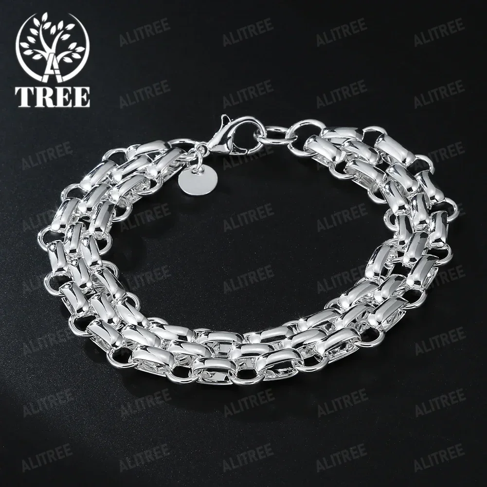 Hot new 925 Sterling silver Creativity geometric Bracelets for women man fashion jewelry party wedding accessories Holiday gifts
Hot new 925 Sterling silver Creativity geometric Bracelets for women man fashion jewelry party wedding accessories Holiday gifts