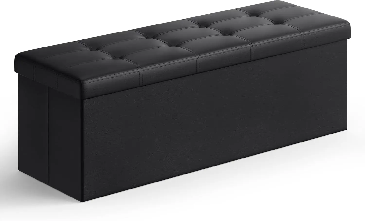 43-Inch Foldable Storage Ottoman Bench, 660 lb Capacity, Faux Leather, for Living Room & Bedroom
43-Inch Foldable Storage Ottoman Bench, 660 lb Capacity, Faux Leather, for Living Room & Bedroom