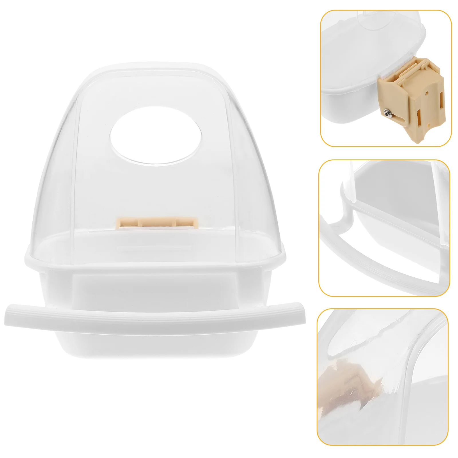 Outdoor Bird Feeder Large Capacity Plastic Bird Cage Feeder Clean Buckle Design For Parrot Rabbit Hamster Pet Food
Outdoor Bird Feeder Large Capacity Plastic Bird Cage Feeder Clean Buckle Design For Parrot Rabbit Hamster Pet Food