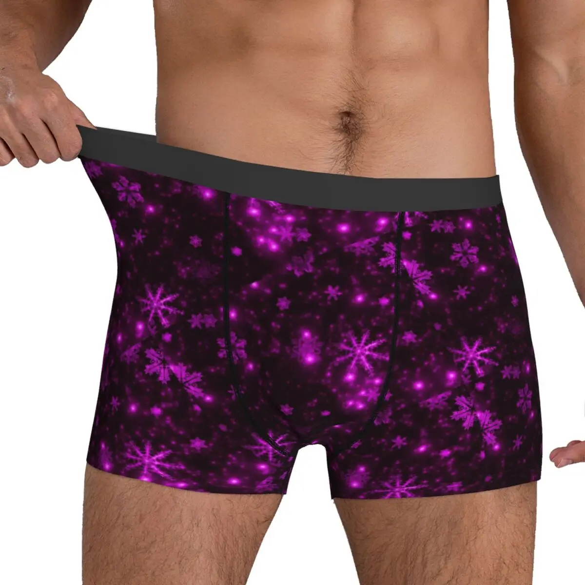 Snowflake Print Underwear Deep Purple Man Shorts Briefs Sexy Trunk Hot Printed Oversize Underpants
Snowflake Print Underwear Deep Purple Man Shorts Briefs Sexy Trunk Hot Printed Oversize Underpants
