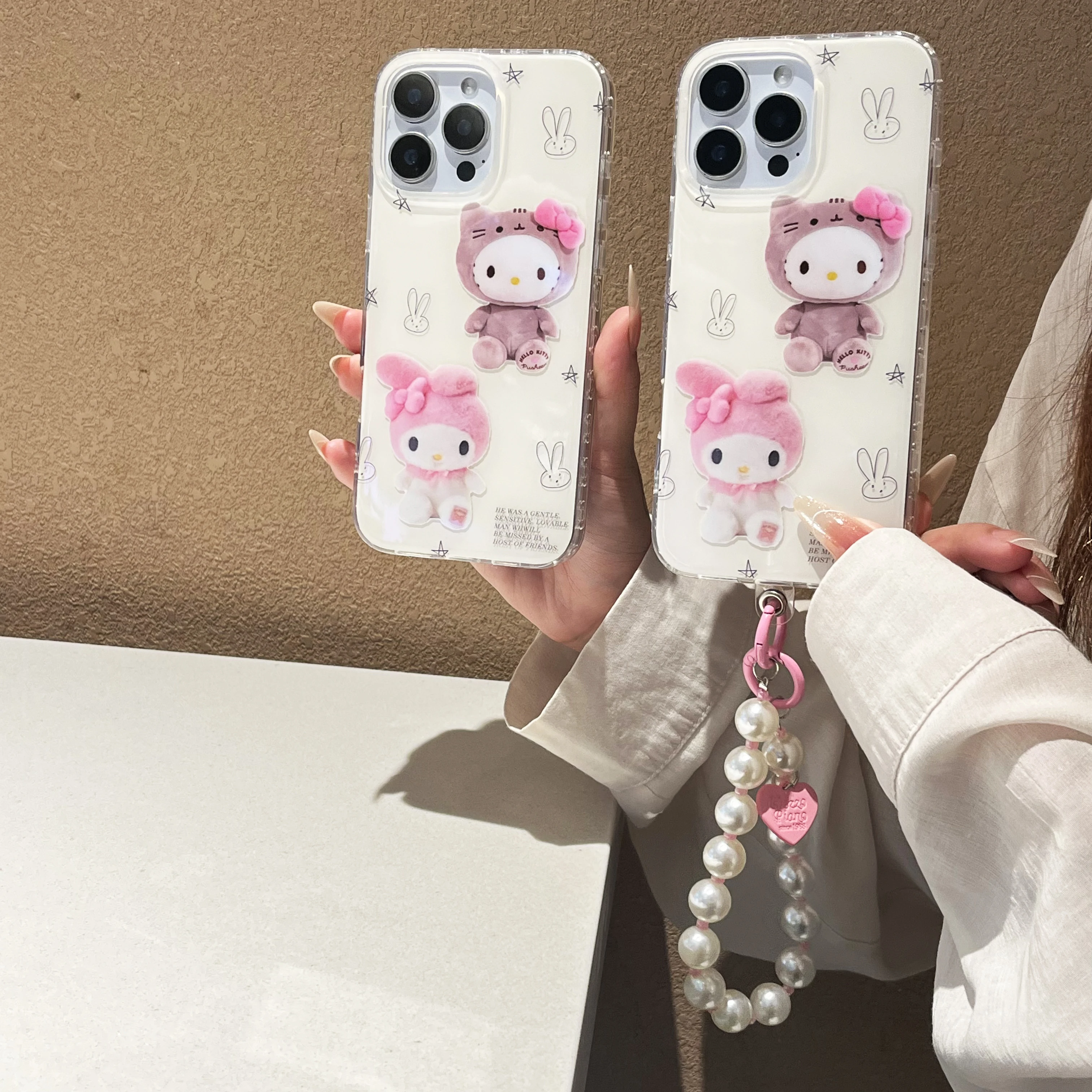 Simple Adorable Doll Sanrio For Hello Kitty Melody Illustration Efficient Protective Case For iPhone16 13 14 15 ProMax Anti Drop
Simple Adorable Doll Sanrio For Hello Kitty Melody Illustration Efficient Protective Case For iPhone16 13 14 15 ProMax Anti Drop