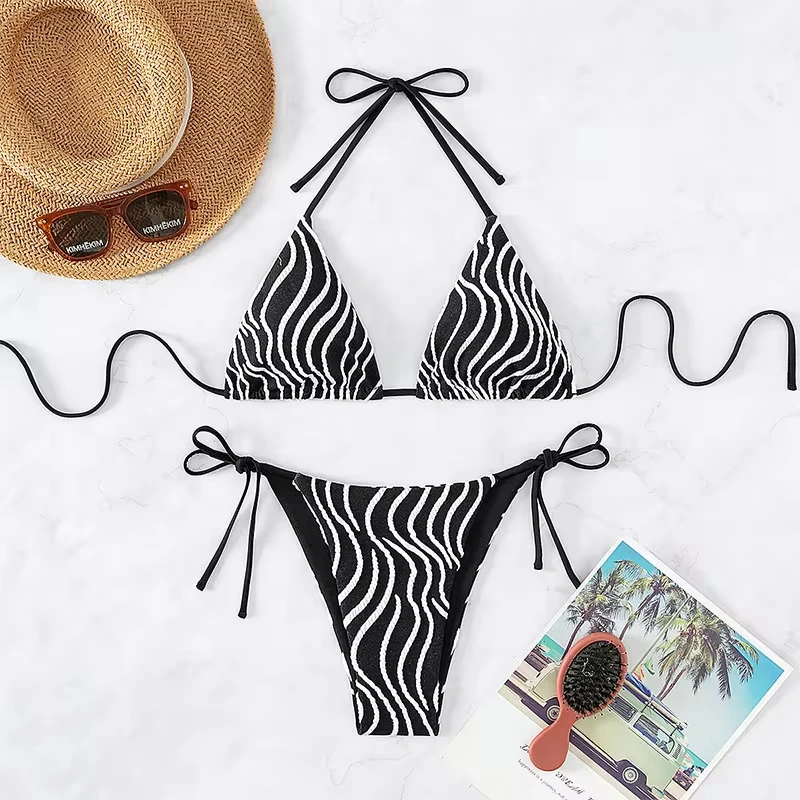 Sexy Black Bikini 2025 Women Swimsuit Female Swimwear Strips Bikinis Set Brazilian Beach Wear Bathing Suit Strings Biquini
Sexy Black Bikini 2025 Women Swimsuit Female Swimwear Strips Bikinis Set Brazilian Beach Wear Bathing Suit Strings Biquini