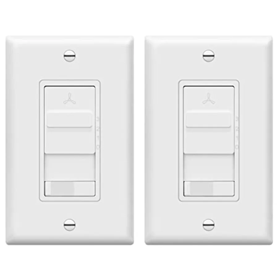 Kalide Combo 3-Speed Control, and Fan Combination, Single Pole, 2.5A, 720W, Neutral Wire Not Required, Wall Plate Included, TGS
Kalide Combo 3-Speed Control, and Fan Combination, Single Pole, 2.5A, 720W, Neutral Wire Not Required, Wall Plate Included, TGS
