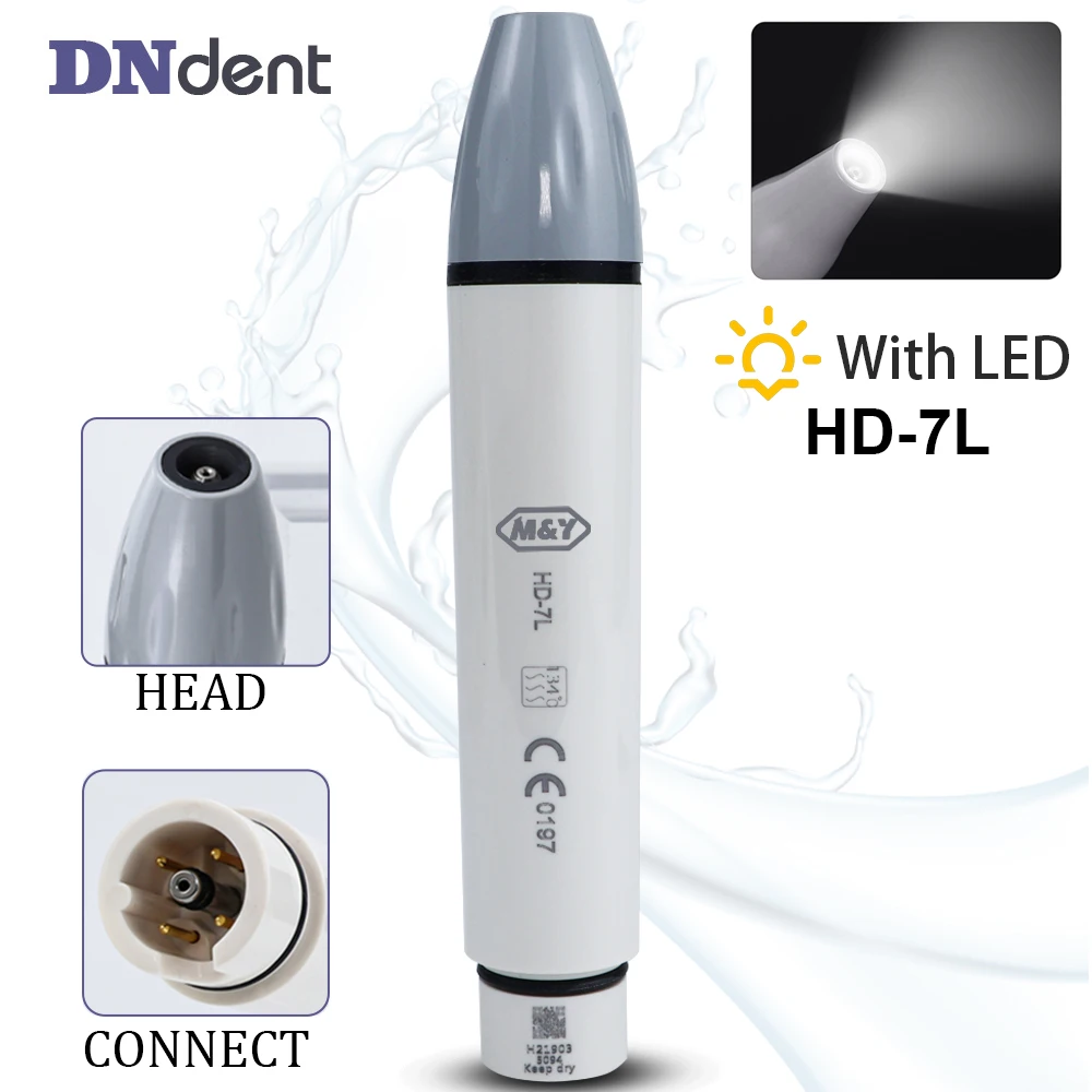 Dental Ultrasonic Scaler Handpiece HD-7L Detachable Piezo Scaler Handpiece Ultrasonic Piezon Scaling
Dental Ultrasonic Scaler Handpiece HD-7L Detachable Piezo Scaler Handpiece Ultrasonic Piezon Scaling