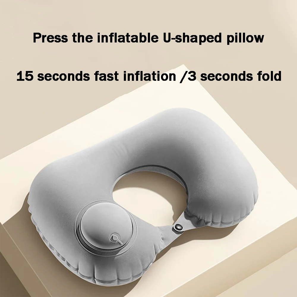 Inflatable U-shaped Pillow Travel Portable Neck Pillow Car Plane Press U-shaped Pillow To Protect The Cervical Retractor
Inflatable U-shaped Pillow Travel Portable Neck Pillow Car Plane Press U-shaped Pillow To Protect The Cervical Retractor
