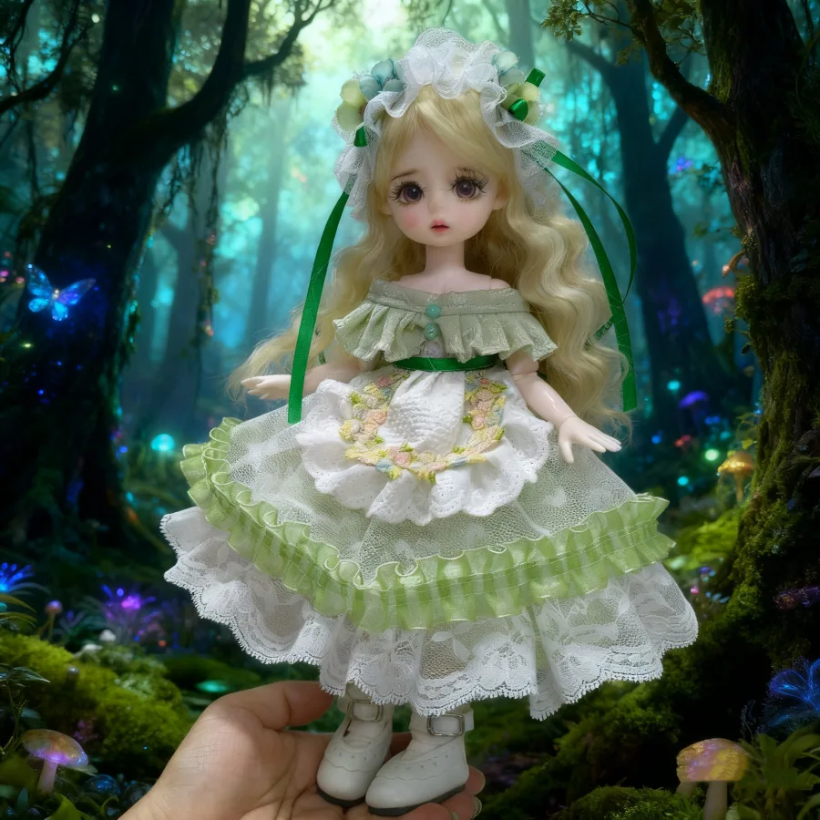 The New Hot-selling Movable Doll Dress Dream Princess Dress Exquisite Headdress Elegant and Textured Personalized Floral Skirt
The New Hot-selling Movable Doll Dress Dream Princess Dress Exquisite Headdress Elegant and Textured Personalized Floral Skirt
