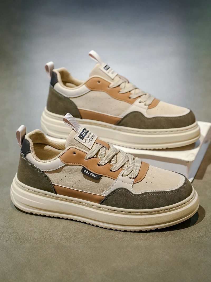 Men's Low-Top Sports Casual Shoes 2026 New Style Summer High Sensation Korean Version Versatile Thick Bottom Heightening Leis...
Men's Low-Top Sports Casual Shoes 2026 New Style Summer High Sensation Korean Version Versatile Thick Bottom Heightening Leis...