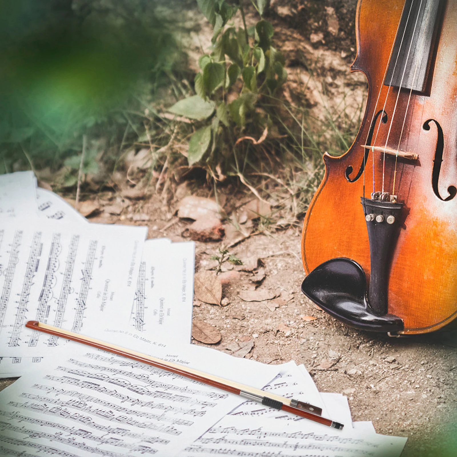 Violin Bow 18 Size Red Sandalwood Horse Hair Elastic Strong Beginner Friendly Gift Violin Bow Instrument Accessory
Violin Bow 18 Size Red Sandalwood Horse Hair Elastic Strong Beginner Friendly Gift Violin Bow Instrument Accessory