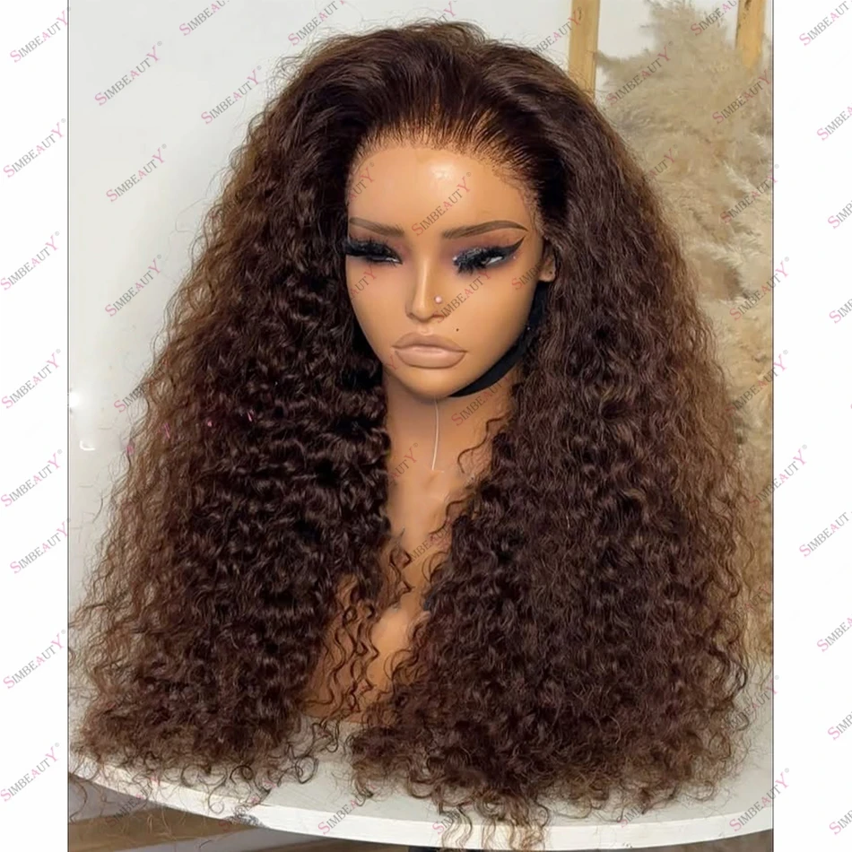 Afro Kinky Curly Dark Brown Human Hair 13x6 Deep Part Lace Front Wig Natural Hairline Remy Indian Hair 360 Lace Frontal Wigs
Afro Kinky Curly Dark Brown Human Hair 13x6 Deep Part Lace Front Wig Natural Hairline Remy Indian Hair 360 Lace Frontal Wigs