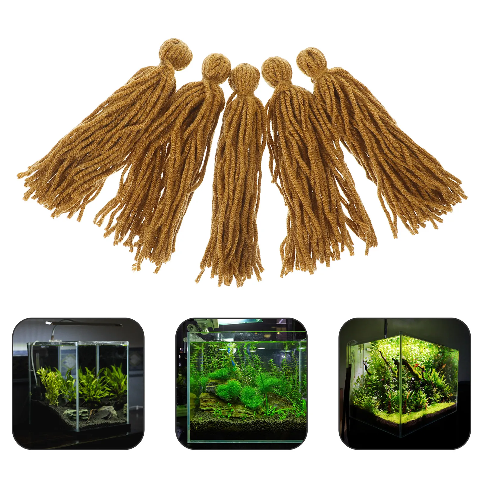 5pcs Fish Breeding Mop Spawning Aquarium Egg Laying Yarn Artificial Reproduction Tool Shrimp Farming Decor
5pcs Fish Breeding Mop Spawning Aquarium Egg Laying Yarn Artificial Reproduction Tool Shrimp Farming Decor