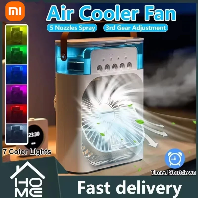 Xiaomi 3-in-1 Portable Humidifying Fan Air Conditioner With LED Night Light Household Small Air cooler Office Adjustablefan 2026
Xiaomi 3-in-1 Portable Humidifying Fan Air Conditioner With LED Night Light Household Small Air cooler Office Adjustablefan 2026