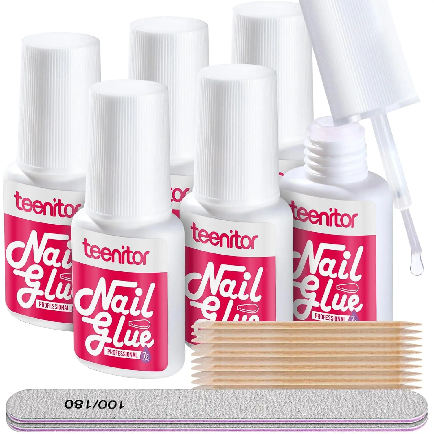 Клей для ногтей Strong Nail Glue 42 мл, с кисточкой, для накладных и акриловых ногтей, стойкий, с пилочкой, 10 шт.
Клей для ногтей Strong Nail Glue 42 мл, с кисточкой, для накладных и акриловых ногтей, стойкий, с пилочкой, 10 шт.