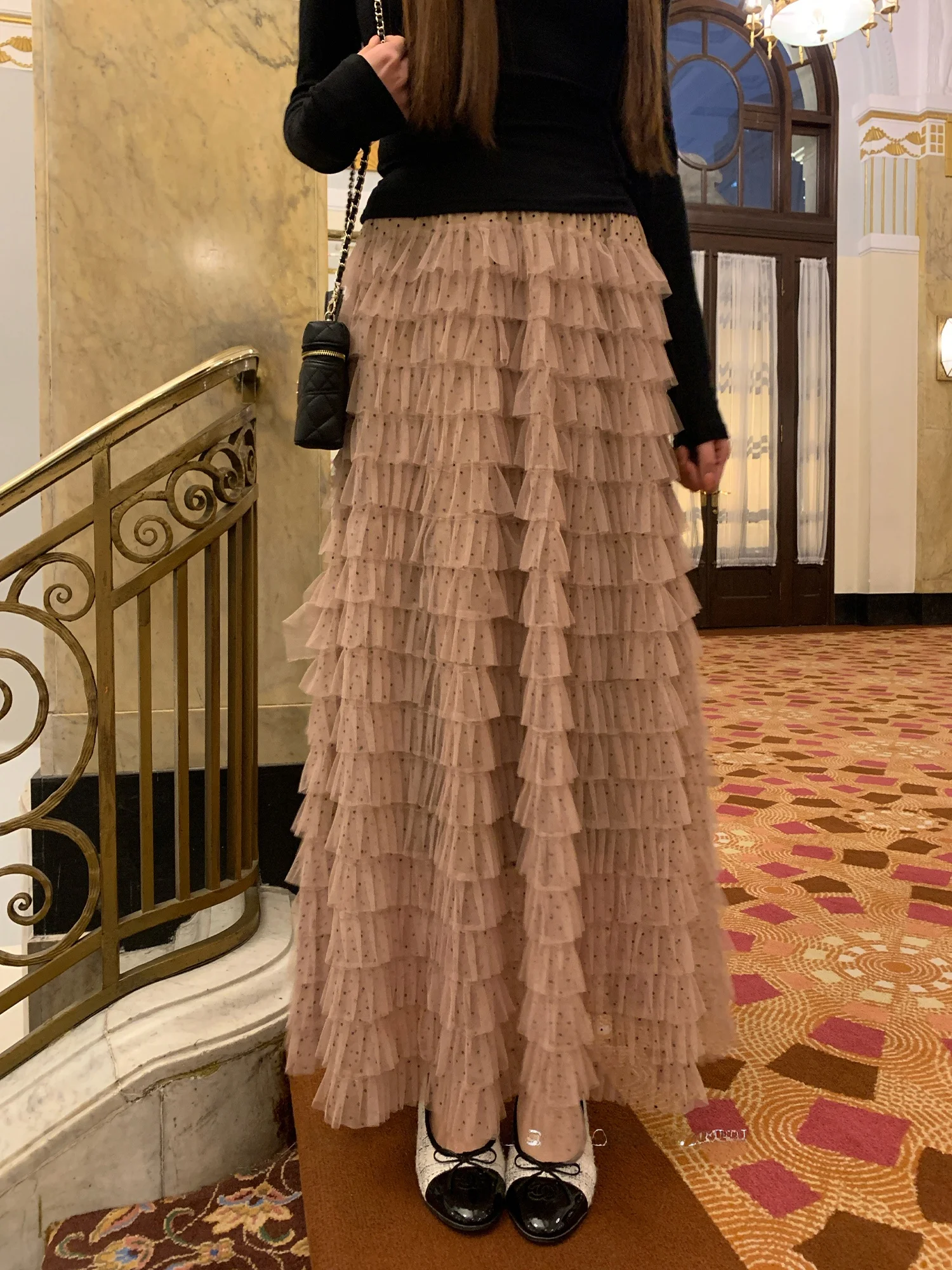 OKJJ Long Tulle Skirt Women's Spring New High Waist Cake Skirt Layered Netting Skirt Elegant Sensation Half-length Skirt
OKJJ Long Tulle Skirt Women's Spring New High Waist Cake Skirt Layered Netting Skirt Elegant Sensation Half-length Skirt