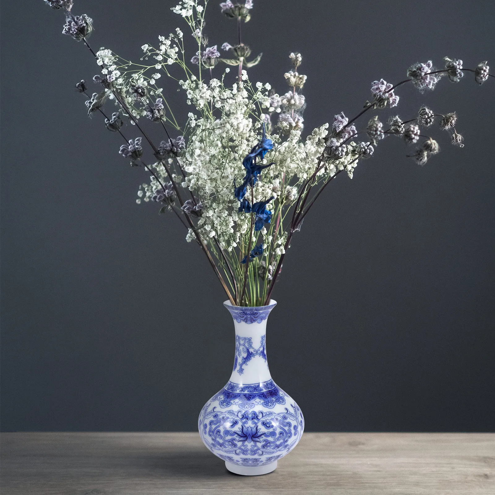 Premium Ceramic Blue and White Chinoiserie Vase for Home Garden Decor Desktop Flower Arrangement Holder Exquisite Decorative
Premium Ceramic Blue and White Chinoiserie Vase for Home Garden Decor Desktop Flower Arrangement Holder Exquisite Decorative