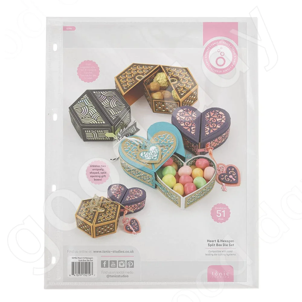 New 2023 Heart and Hexagon Split Box Metal Cutting Dies Scrapbook Diary Decoration Embossing Template Diy Greeting Card Handmade
New 2023 Heart and Hexagon Split Box Metal Cutting Dies Scrapbook Diary Decoration Embossing Template Diy Greeting Card Handmade