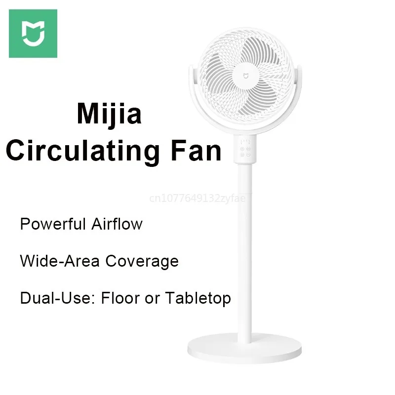 New Mijia Circulating Fan Electric Fan Smart Oscillating Floor Fans Retractable 4 Speeds Strong Winds Desktop Fan Mute Home Gift
New Mijia Circulating Fan Electric Fan Smart Oscillating Floor Fans Retractable 4 Speeds Strong Winds Desktop Fan Mute Home Gift