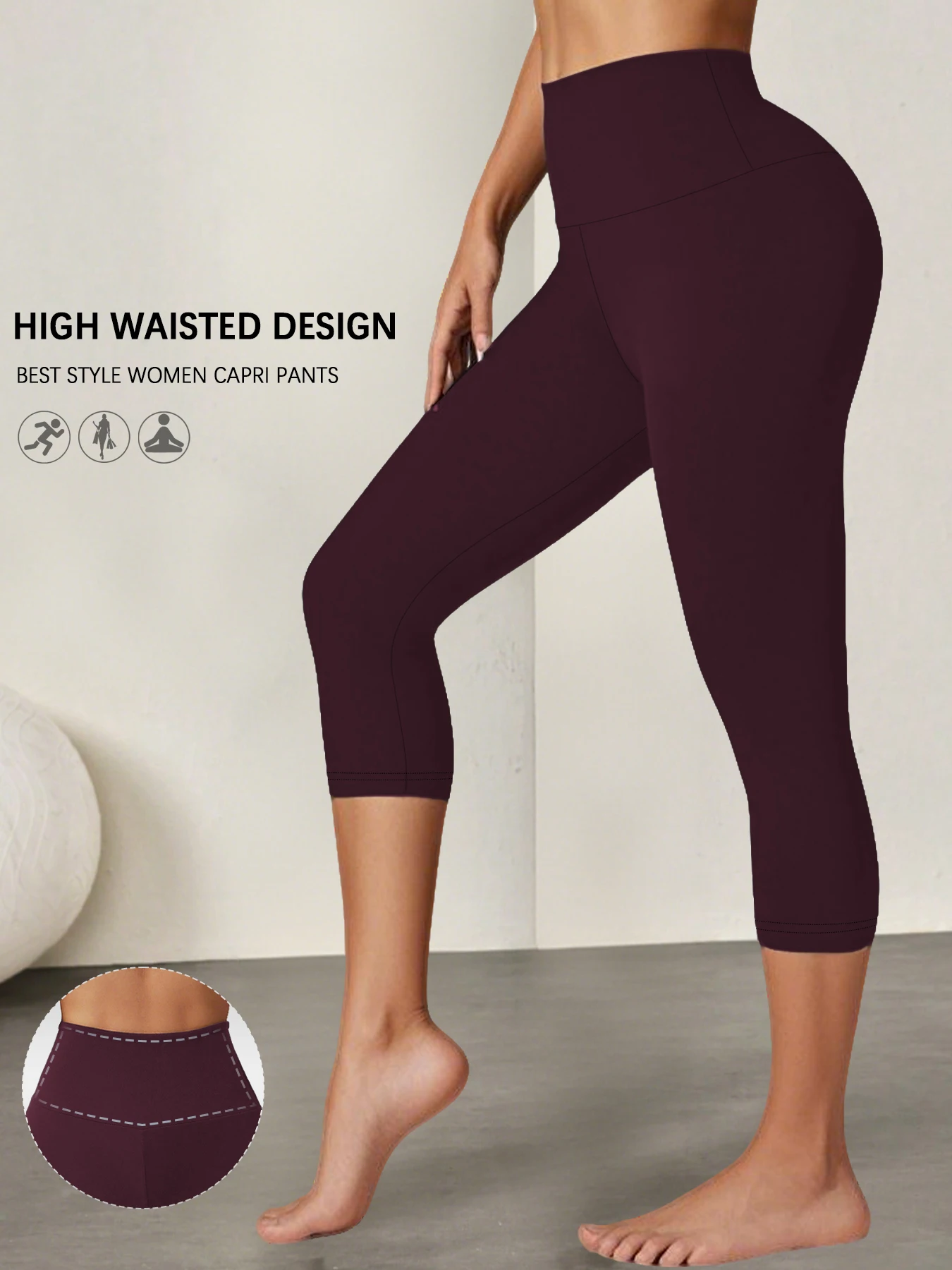 5 Inch High Waisted Capri Pants Women Super Soft Tummy Control No See Through Workout Yoga Running Home Lounge Wear.
5 Inch High Waisted Capri Pants Women Super Soft Tummy Control No See Through Workout Yoga Running Home Lounge Wear.