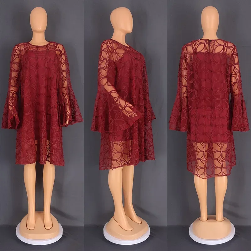 2024 African Wedding Party Dresses for Women Summer Elegant Long Sleeve Polyester Evening Midi Dress Dashiki Africa Clothing
2024 African Wedding Party Dresses for Women Summer Elegant Long Sleeve Polyester Evening Midi Dress Dashiki Africa Clothing