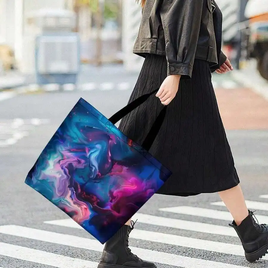 Nebula Galaxy Tote Bag For Adults - Abstract Cosmic Print - Casual Streetwear Shoulder Bag
Nebula Galaxy Tote Bag For Adults - Abstract Cosmic Print - Casual Streetwear Shoulder Bag