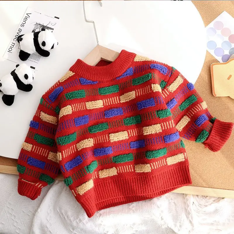 Christmas Color Sweater Thickened Winter Men, Women and Children Fashionable Sweater Sweater Autumn and Winter Top
Christmas Color Sweater Thickened Winter Men, Women and Children Fashionable Sweater Sweater Autumn and Winter Top