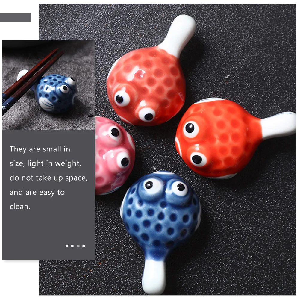 2Pcs Puffer Shaped Chopstick Rests Japanese Style Ceramic Chopstick Holders Non-Slip Tabletop Spoon Fork Rests for Home Kitchen
2Pcs Puffer Shaped Chopstick Rests Japanese Style Ceramic Chopstick Holders Non-Slip Tabletop Spoon Fork Rests for Home Kitchen