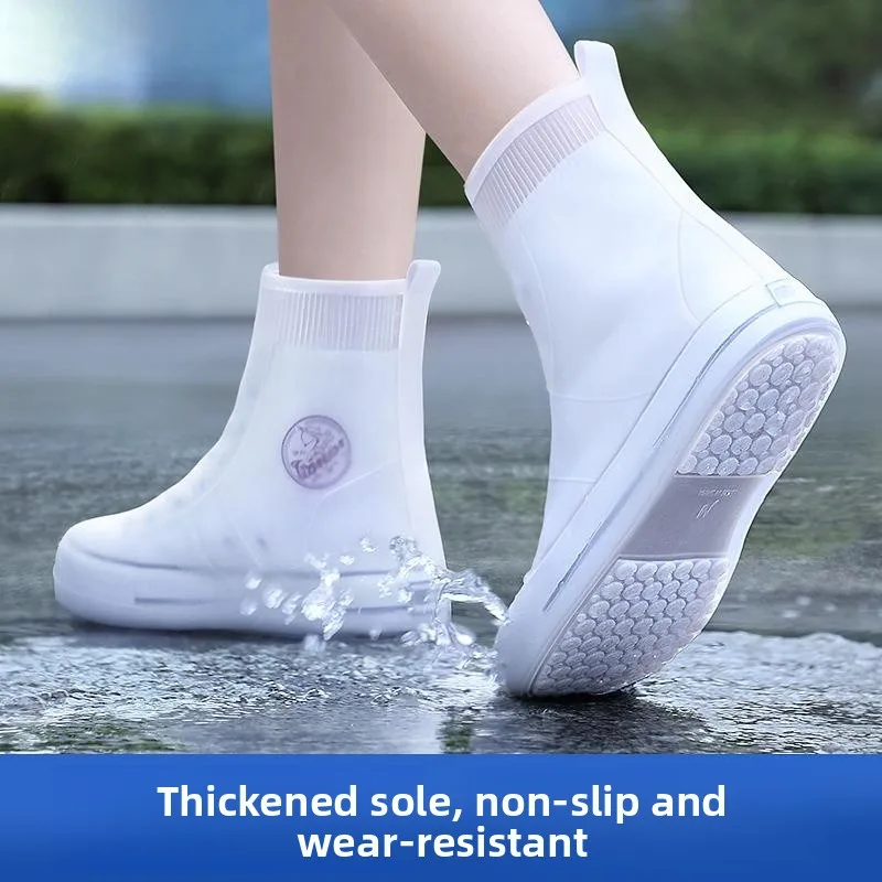 Thickened Silicone Shoe Covers Men Women Rain Boots Waterproof Anti Slip Wear Resistant Home Daily Use Shoe Accessories
Thickened Silicone Shoe Covers Men Women Rain Boots Waterproof Anti Slip Wear Resistant Home Daily Use Shoe Accessories