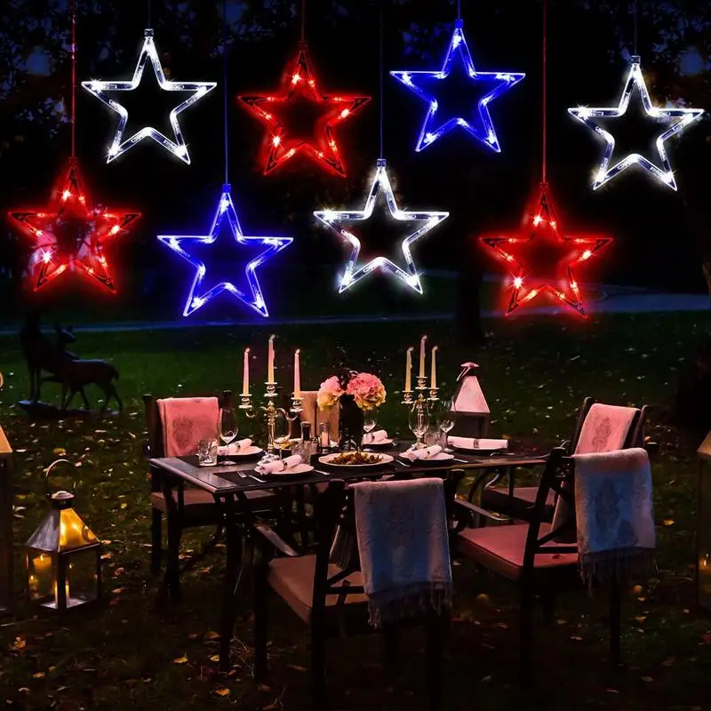 Window Star Light Patriotic Decoration Light Battery Operated Decoration 7.2 Inch Star Lamp For Indoor Outdoor Balcony Door
Window Star Light Patriotic Decoration Light Battery Operated Decoration 7.2 Inch Star Lamp For Indoor Outdoor Balcony Door